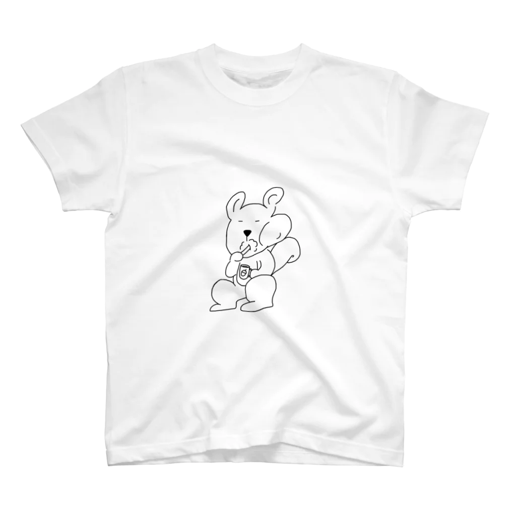 リリオのリス、歯磨きをする。 スタンダードTシャツ