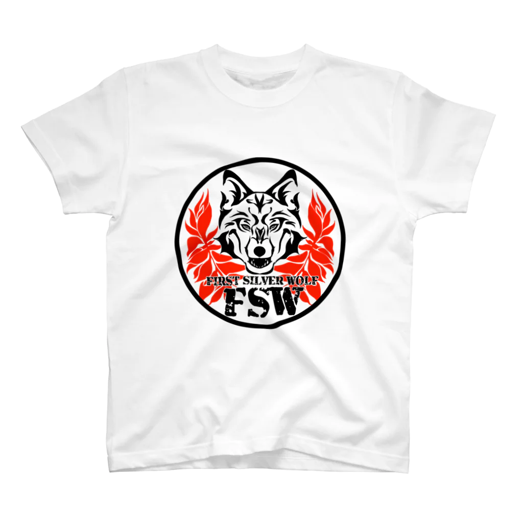 グレサラ・ショップのFSW(赤黒) Regular Fit T-Shirt