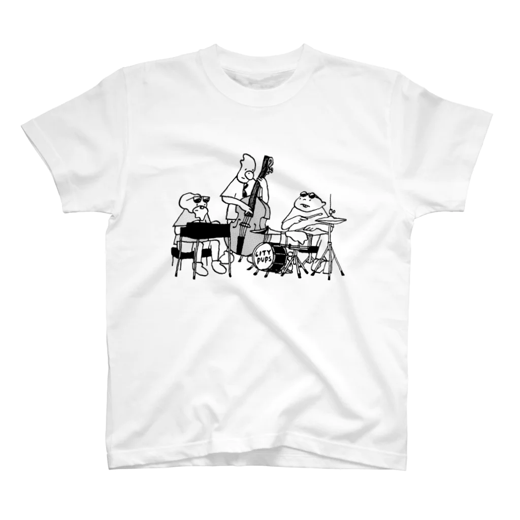 新波ふらむのCITY PUPS TRIO スタンダードTシャツ