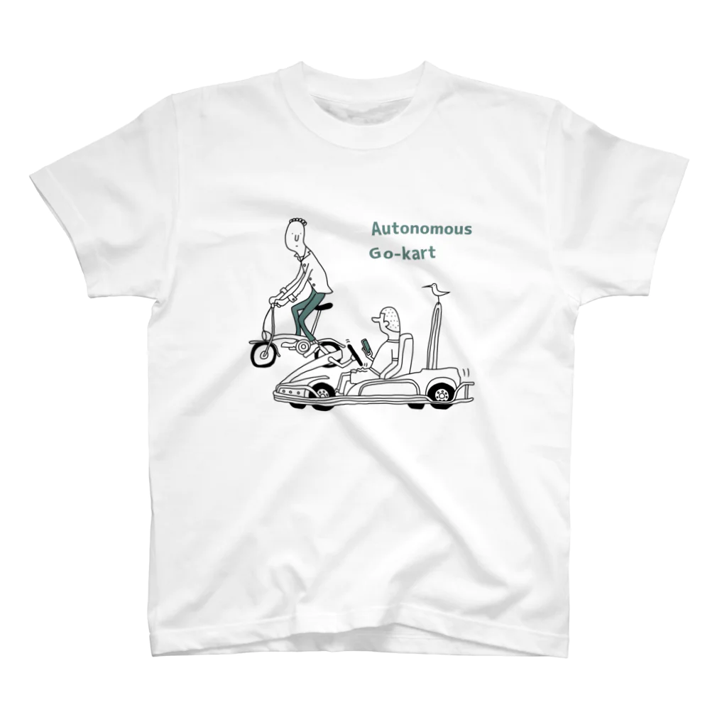 TakeLoop_goodsのAutonomous Go-kart スタンダードTシャツ