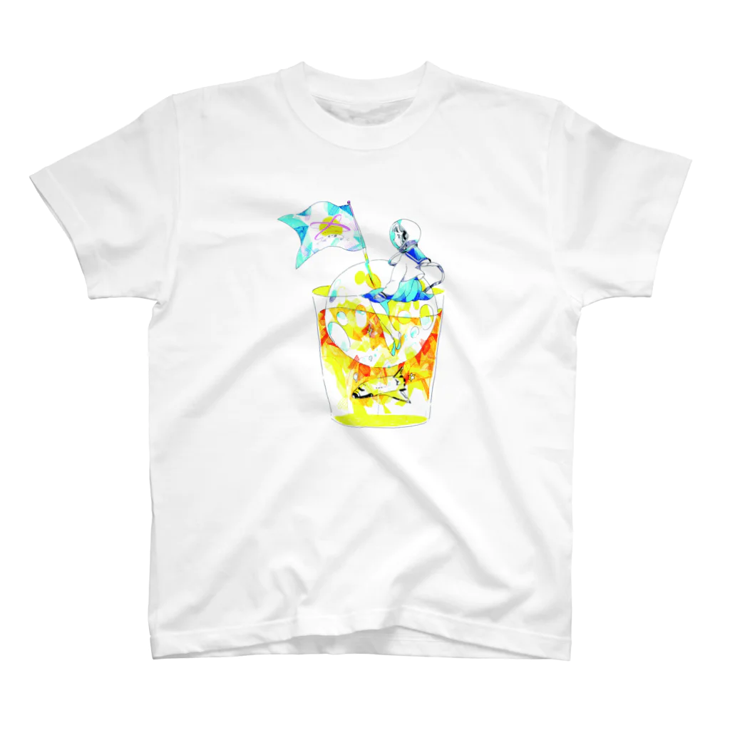 Crab_000のほろ酔いmoon スタンダードTシャツ