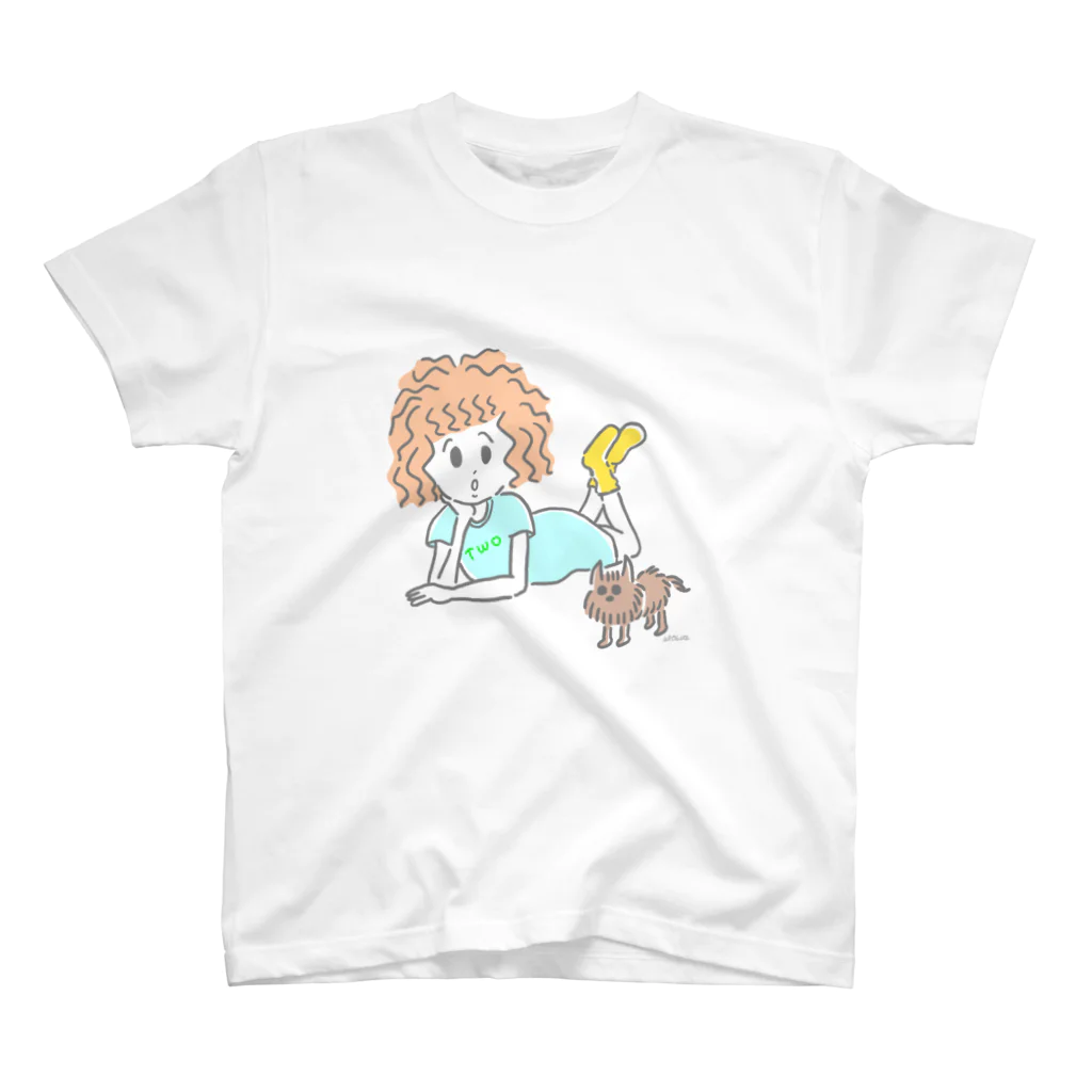 オバタアイのキミもボクも早起き スタンダードTシャツ