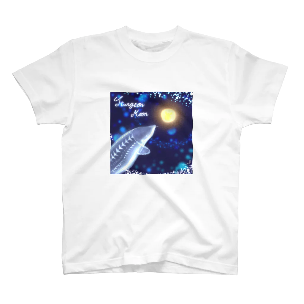 どるちぇ＊うさぎの8月《Moonシリーズ》＊Sturgeon Moon＊ スタンダードTシャツ