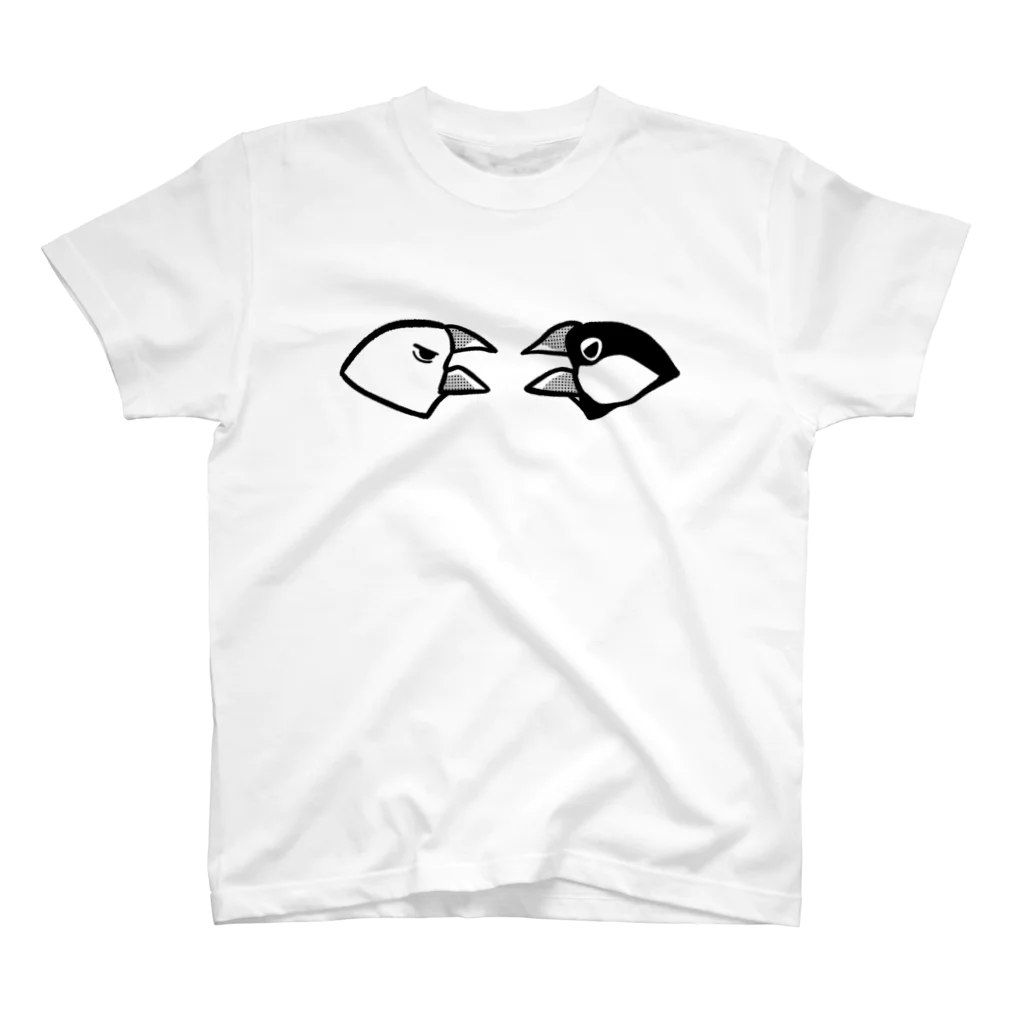 たかはらの白文鳥VS桜文鳥 Regular Fit T-Shirt