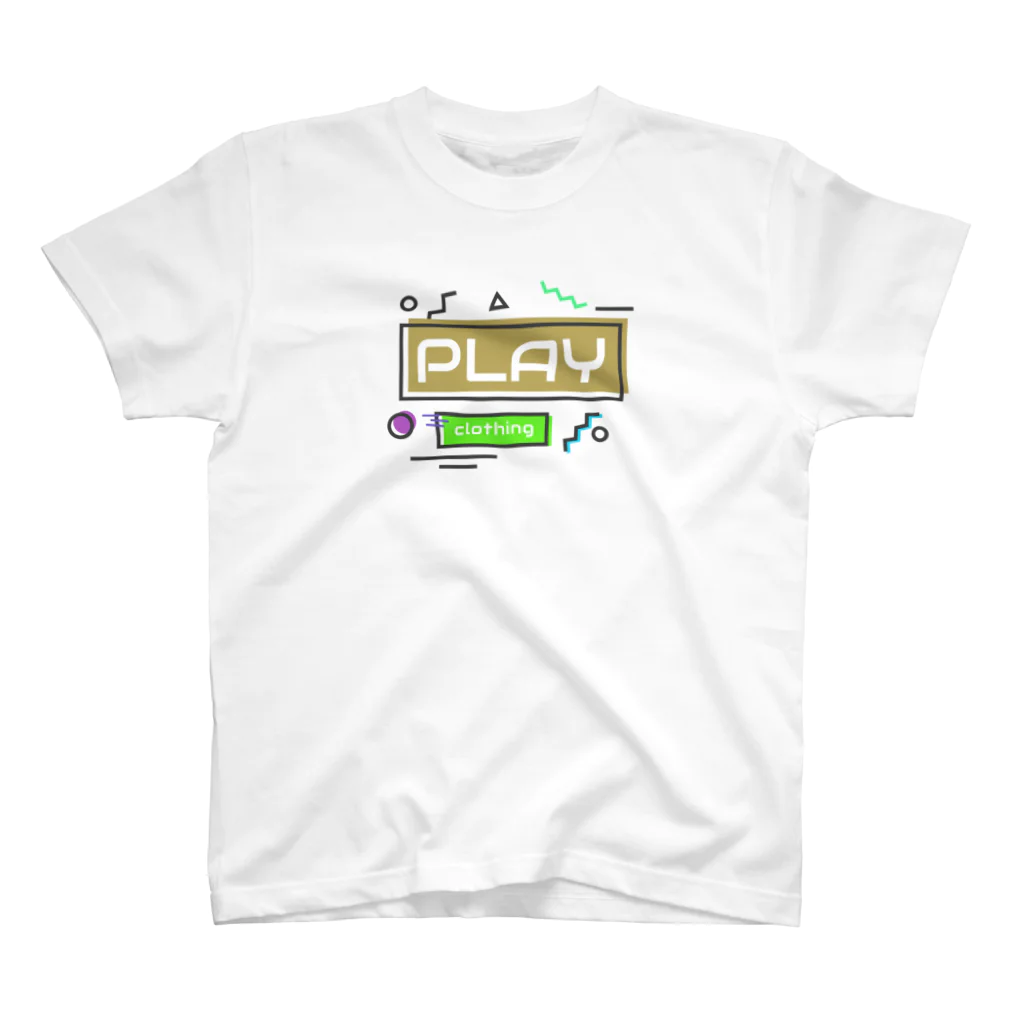 PLAY clothingのRETRO　LOGO　B スタンダードTシャツ