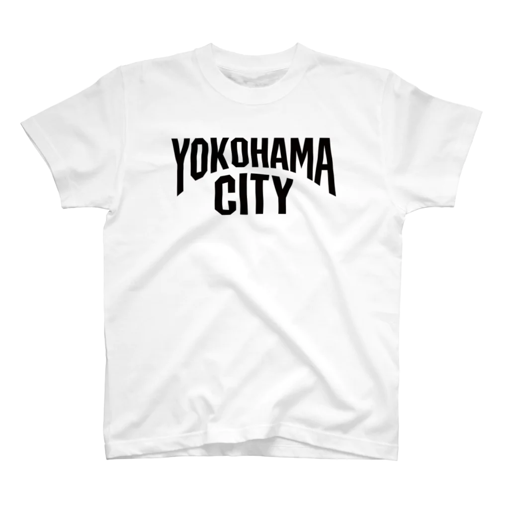 jimotyの横浜 YOKOHAMA ヨコハマシティ Regular Fit T-Shirt