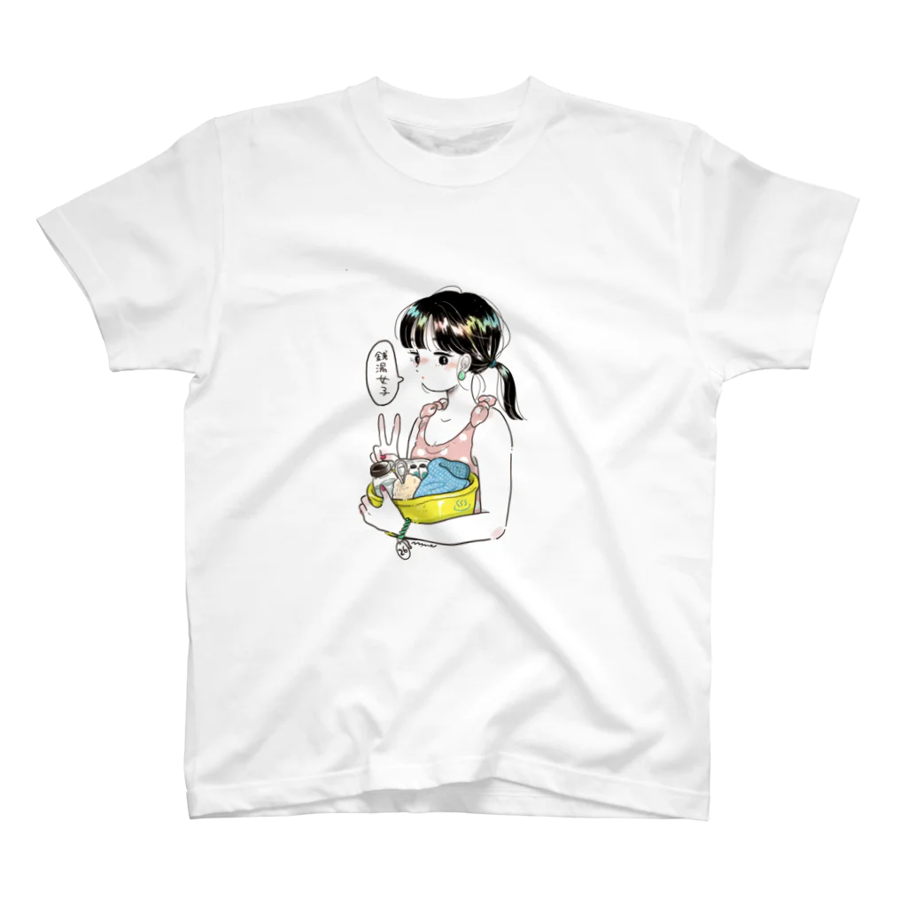 銭湯女子の銭湯女子・Tシャツ Regular Fit T-Shirt