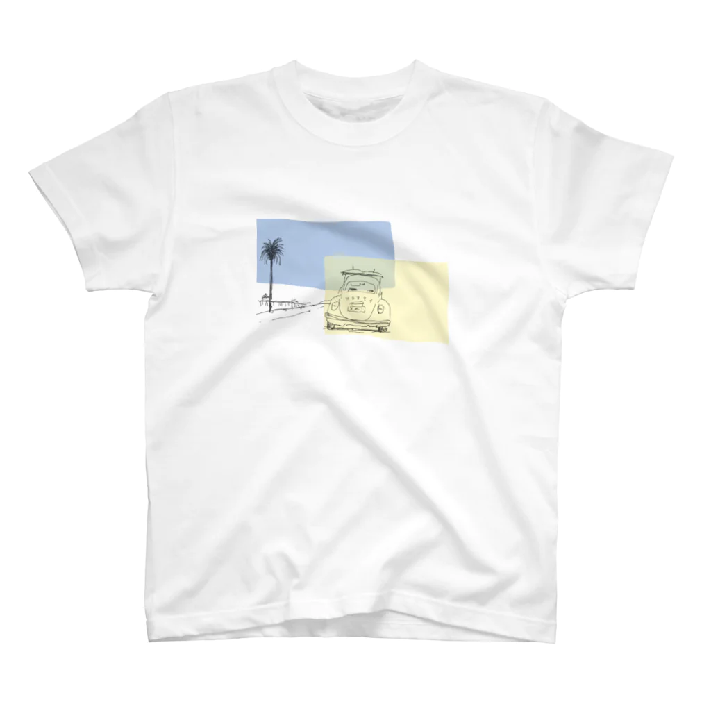 Aoyama Isao online shopのon the road スタンダードTシャツ