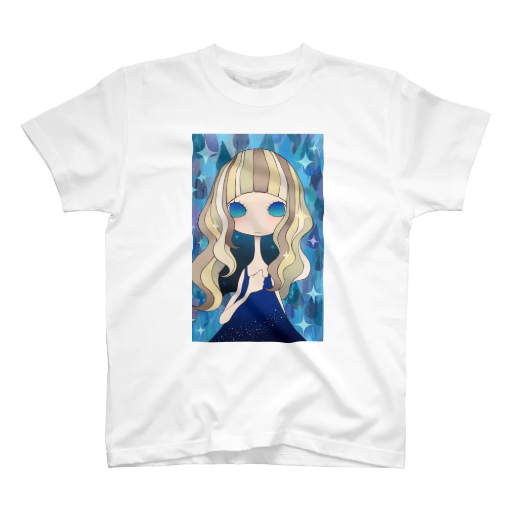 絵の具と女の子のきらきら スタンダードTシャツ