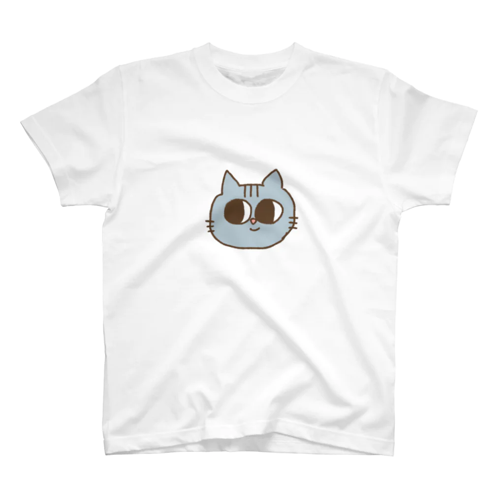 のののお店のはいいろのねこ スタンダードTシャツ