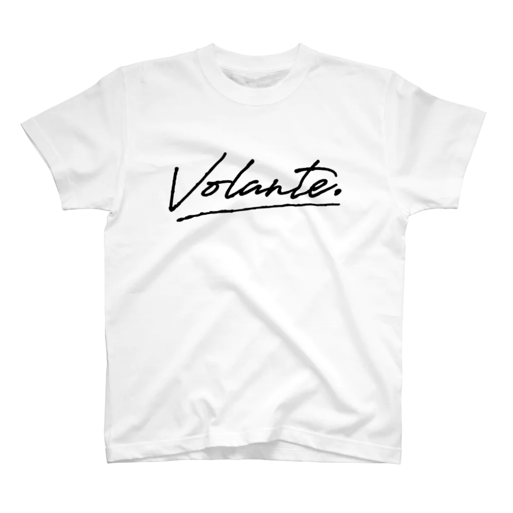 Volante., Inc.のボランチロゴ（ブラック） スタンダードTシャツ