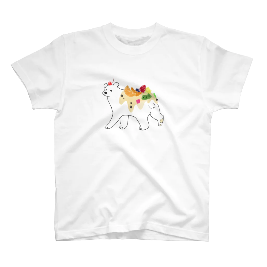 まいこ｜ほっこりイラスト🖌️のしろくま２ Regular Fit T-Shirt