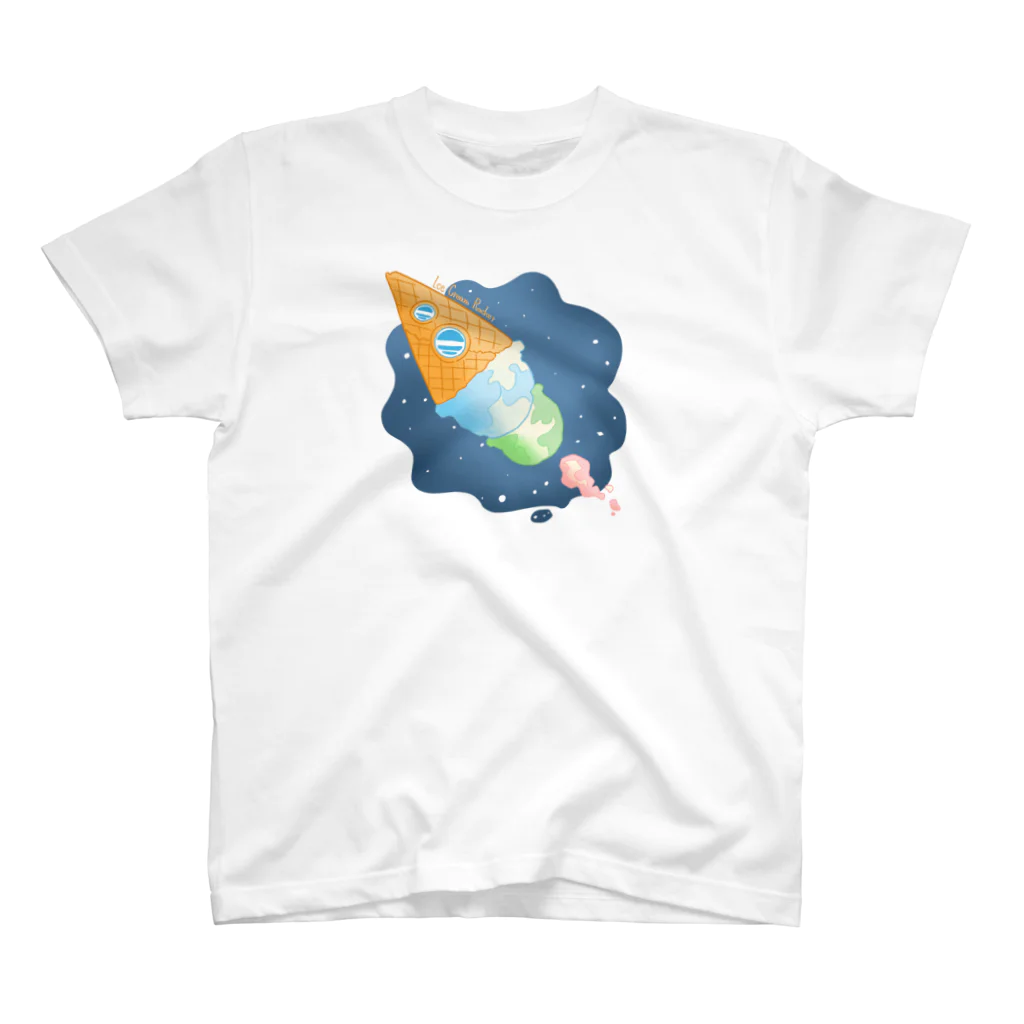 YUFOのIce Cream Rocket Tシャツ スタンダードTシャツ