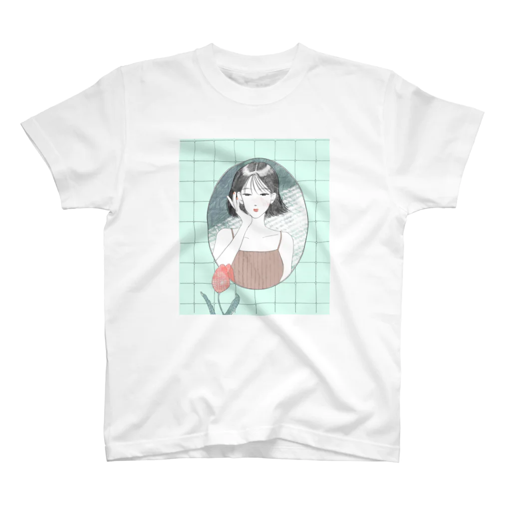 haradaの朝の女の子 スタンダードTシャツ