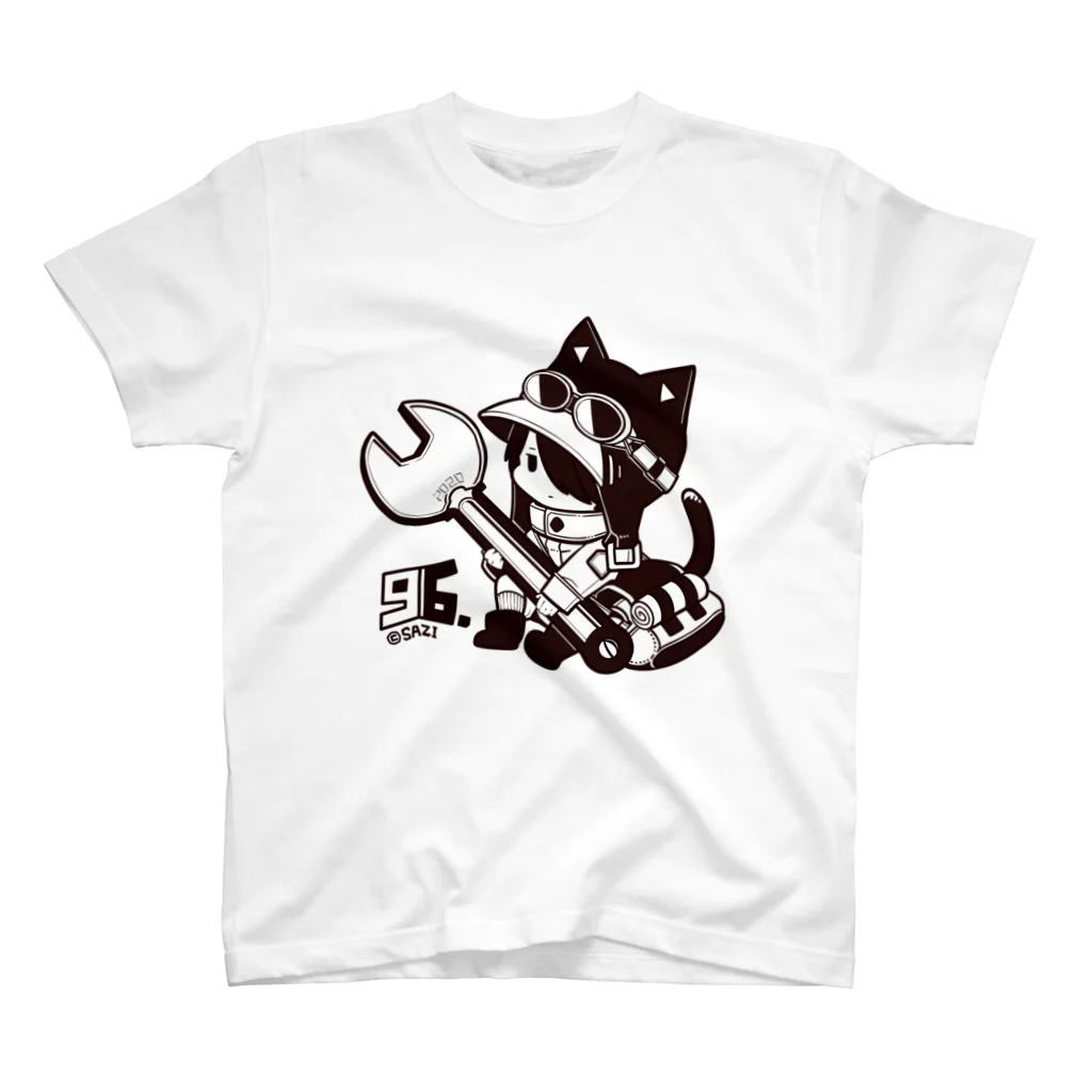 佐治の黒猫少年 Regular Fit T-Shirt