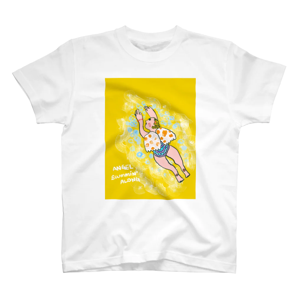 papricaのangel swimming along Regular Fit T-Shirt