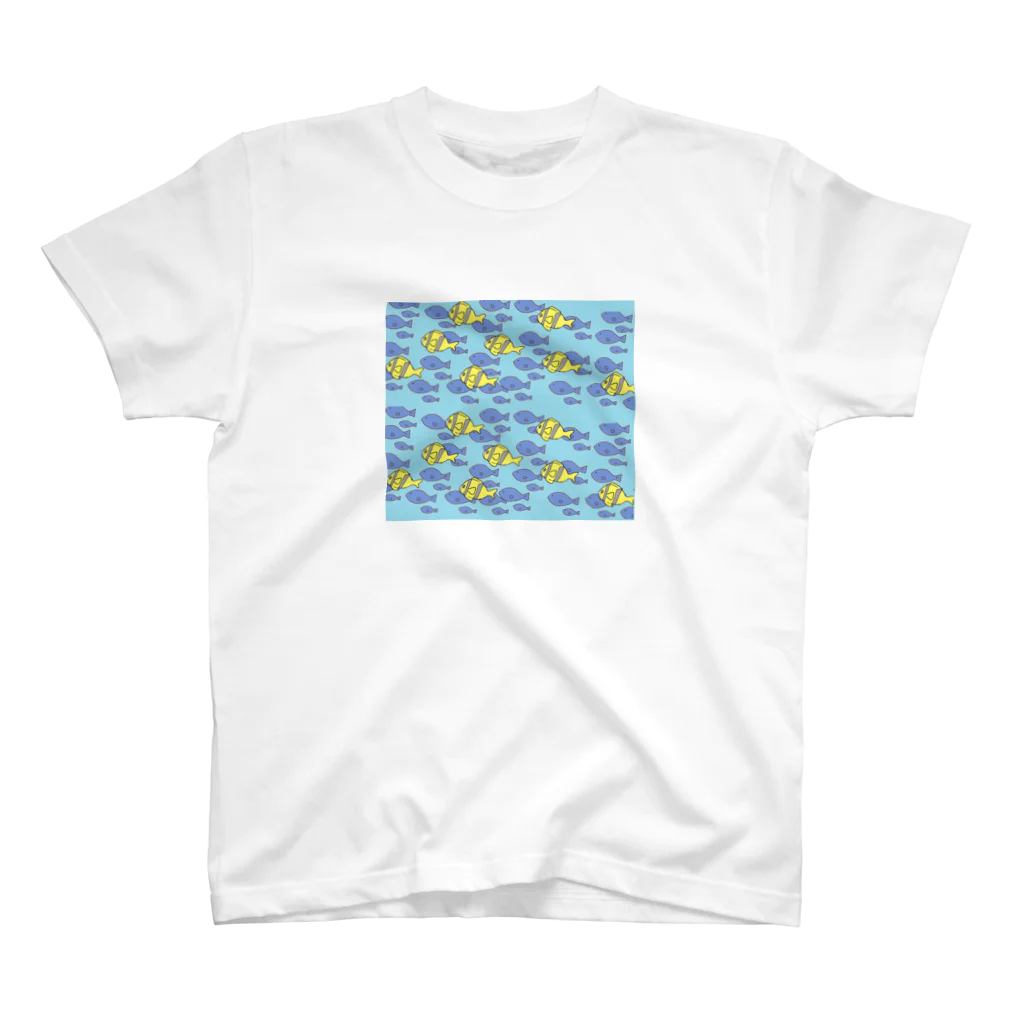 パチンカスSHOPの海中魚群 スタンダードTシャツ