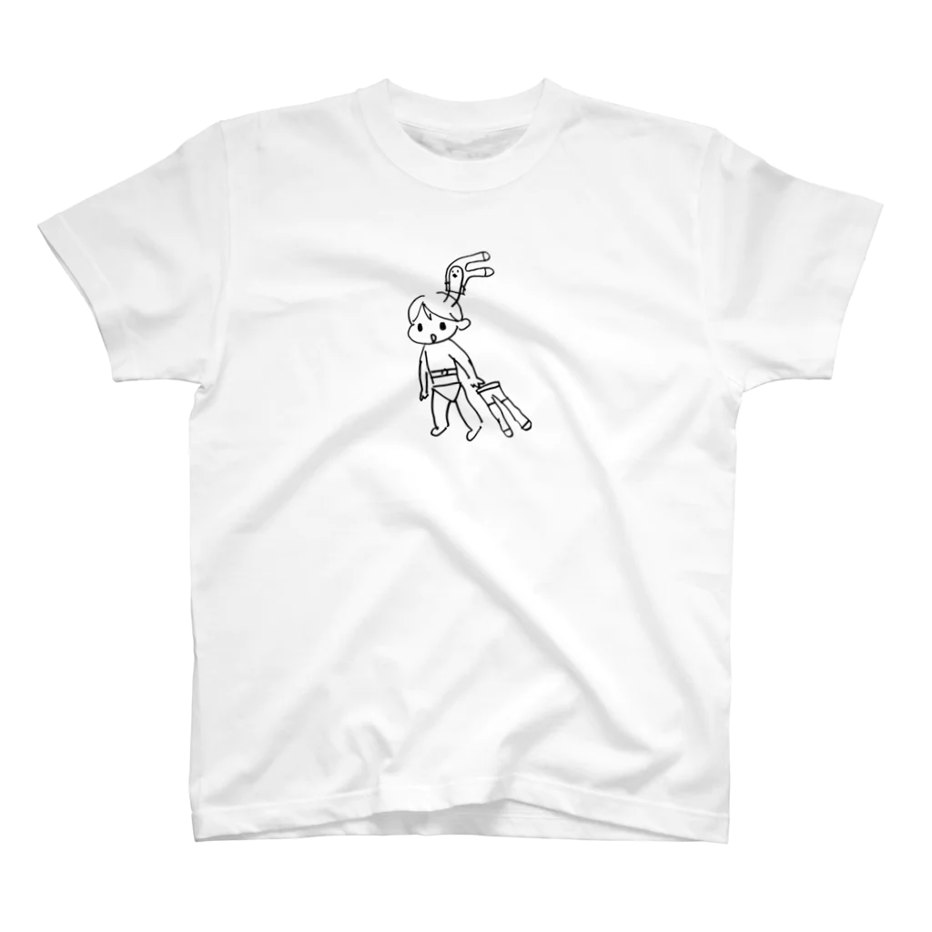 てんてんのおみせのかわいいパンストおじさん Regular Fit T-Shirt