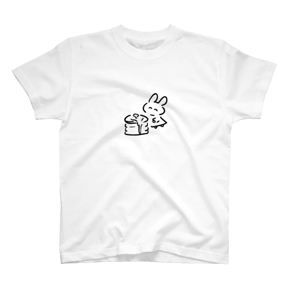 アベカワのパンケーキとアベカワうさぎ スタンダードTシャツ