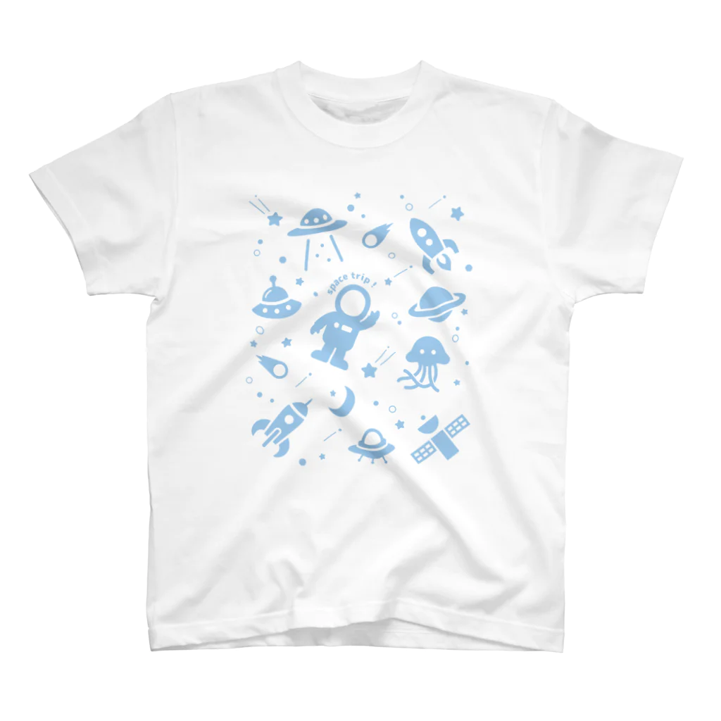 23 chuchoterのspace trip　kusumi blue ★ スタンダードTシャツ