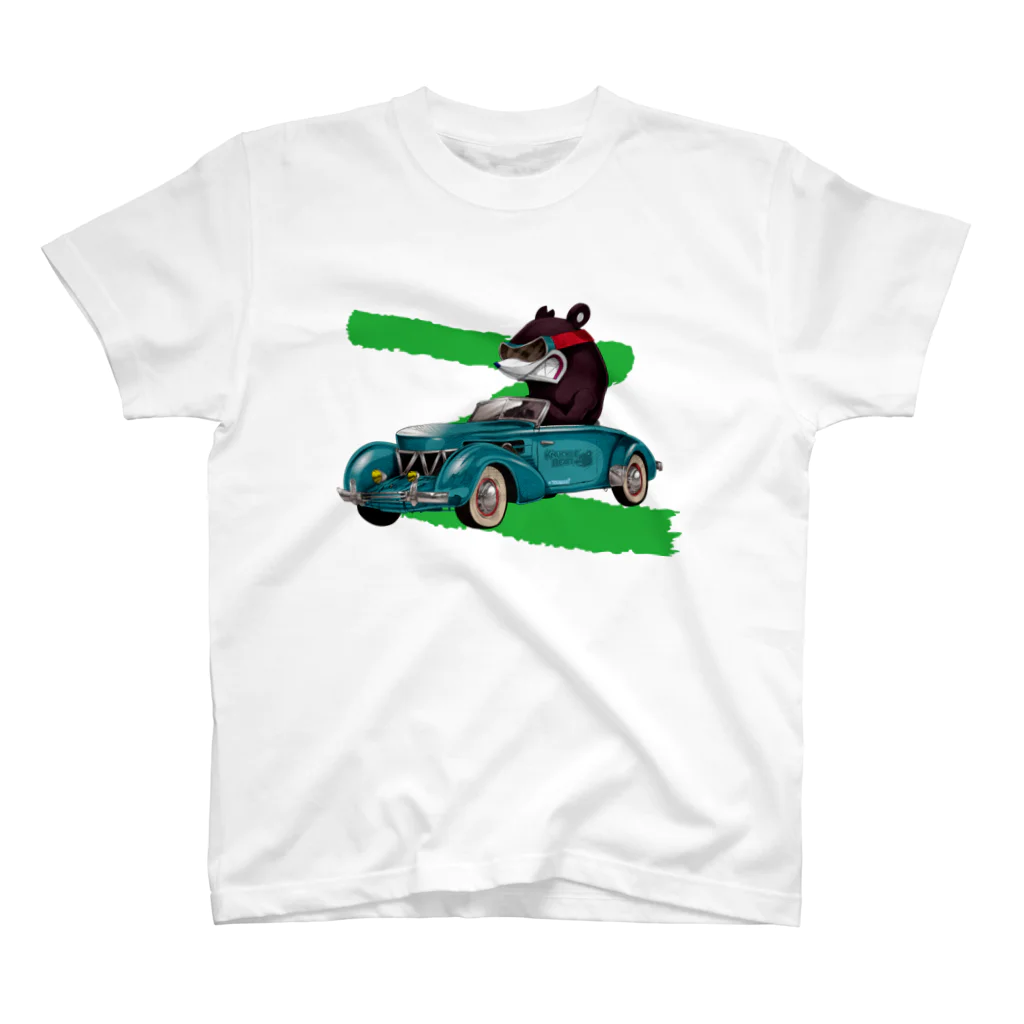 TOUMARTのRACING KNUCKLE BEAR スタンダードTシャツ