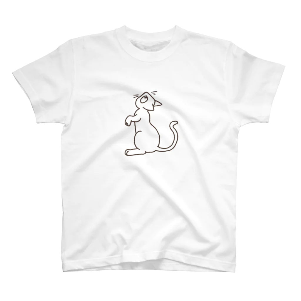 せきね まりのの人間をみまもるねこ(やっほー！ Regular Fit T-Shirt