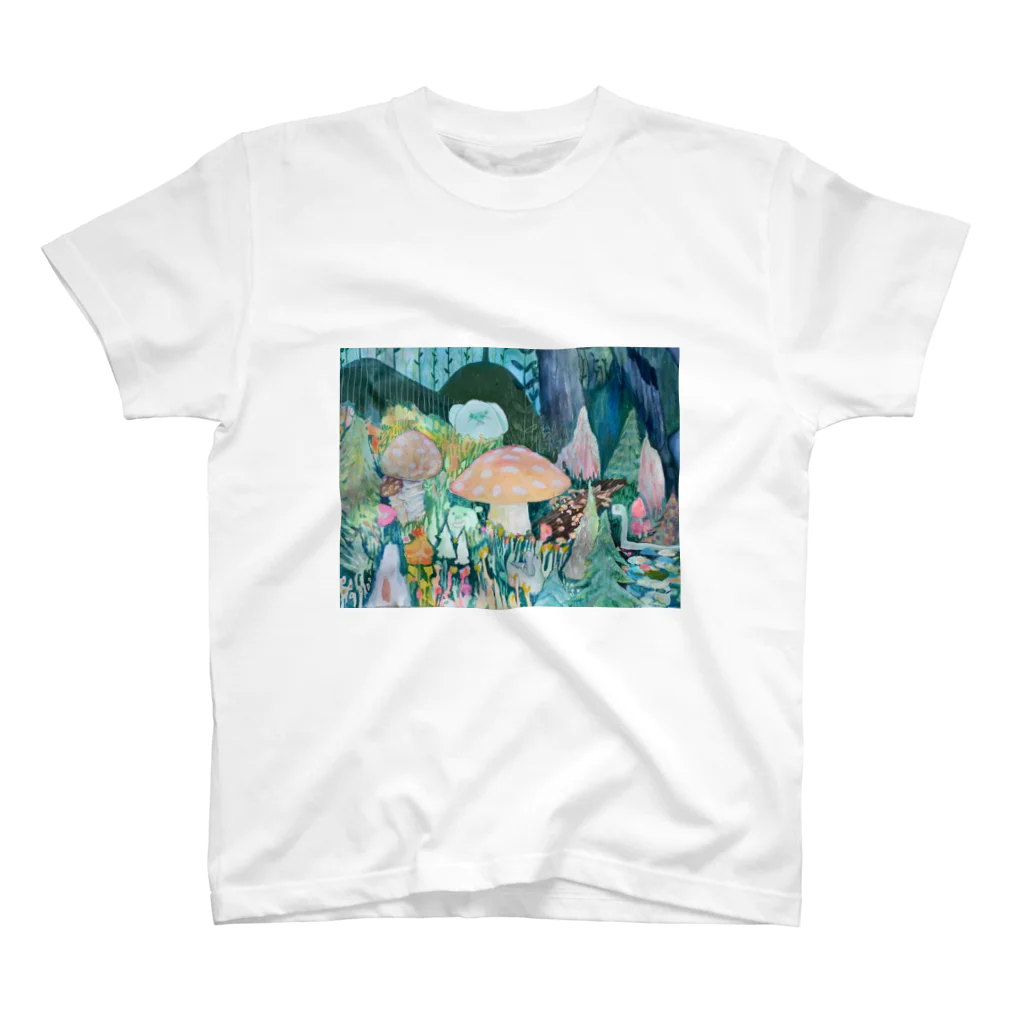 しばたたかしの生活（森） スタンダードTシャツ