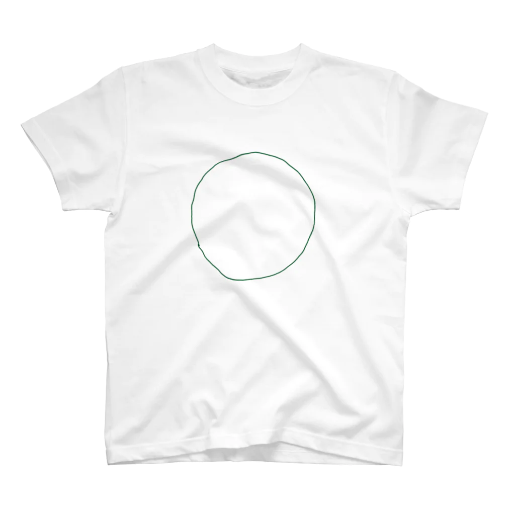 袴田章子／Shoko HakamadaのMARU-緑 Regular Fit T-Shirt