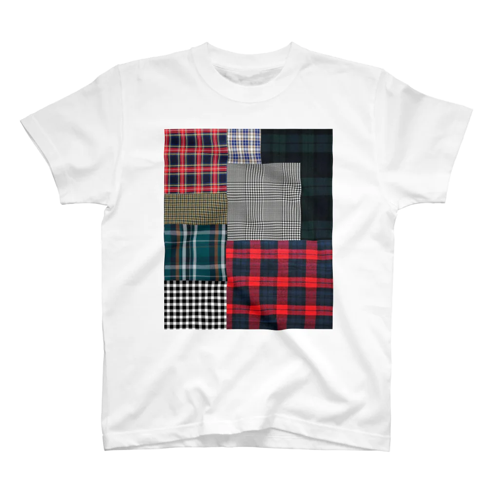 okonosyのチェック大好き Regular Fit T-Shirt