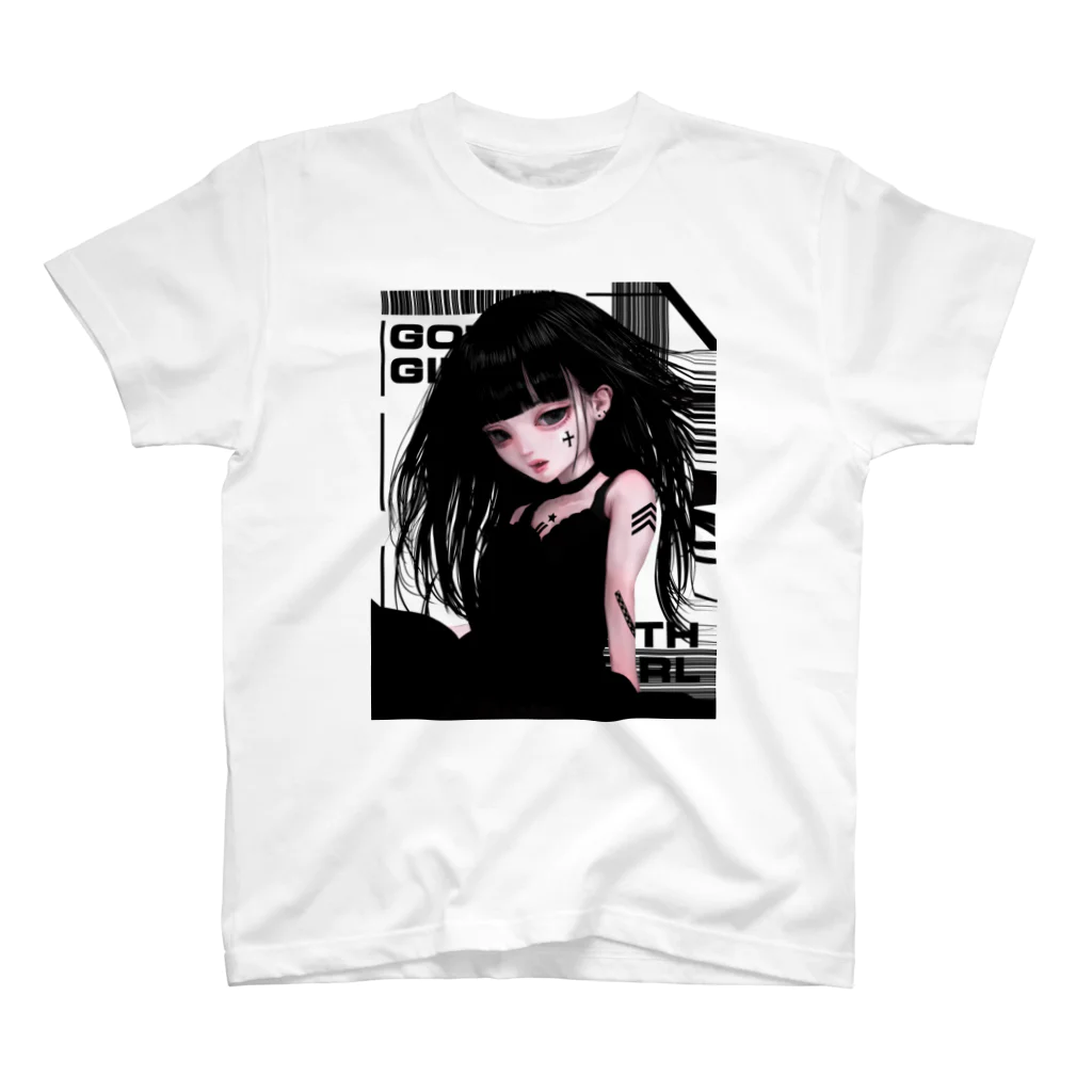 青柳カヲルのGothGirl スタンダードTシャツ