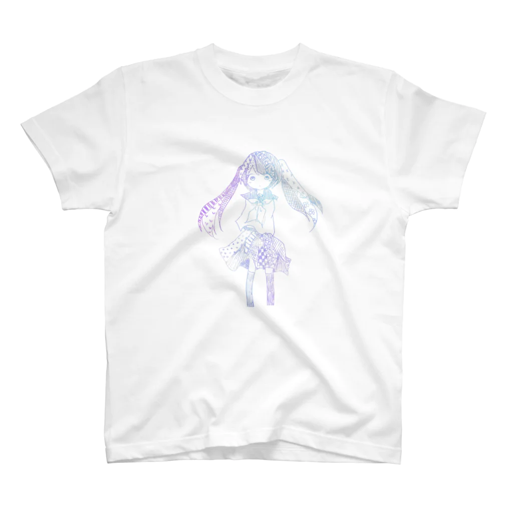 化粧水のぎゃらくしー女の子 スタンダードTシャツ