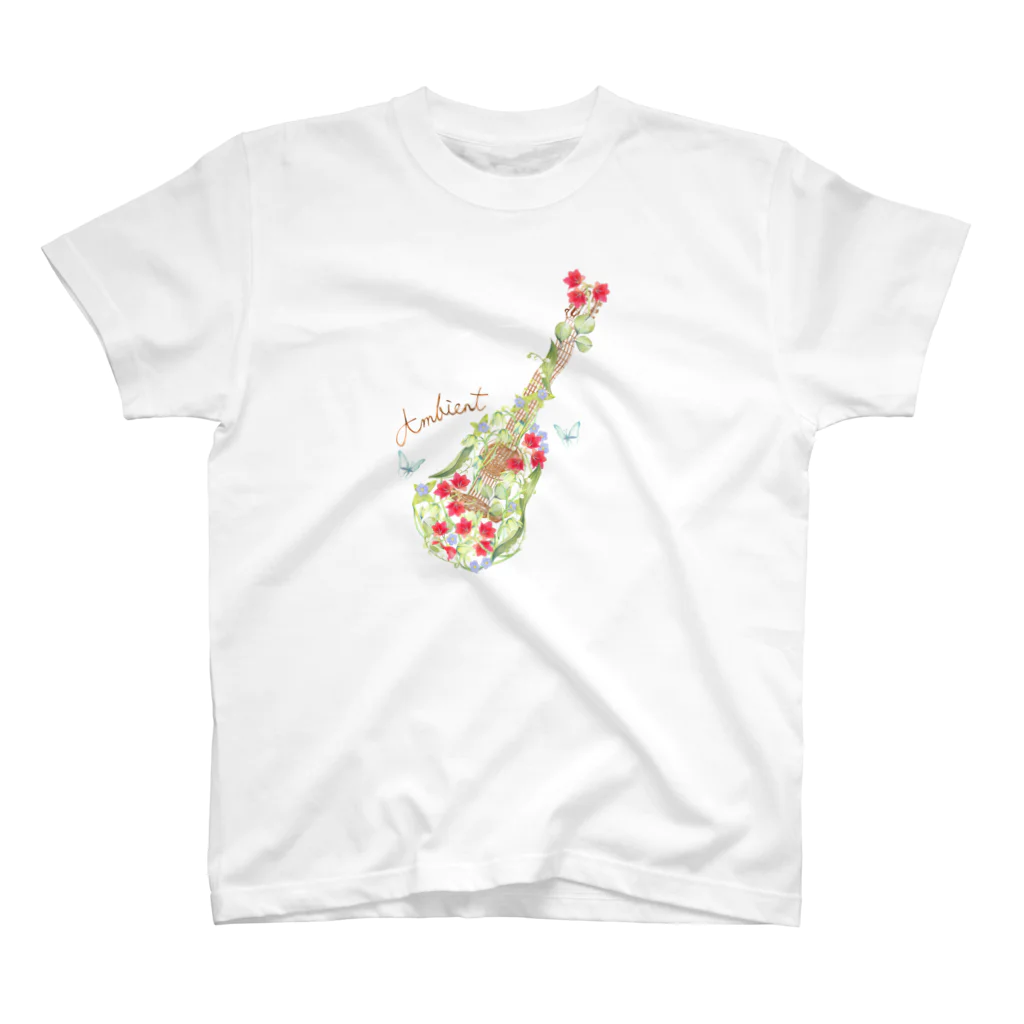 mayapatternのお花ギター Regular Fit T-Shirt