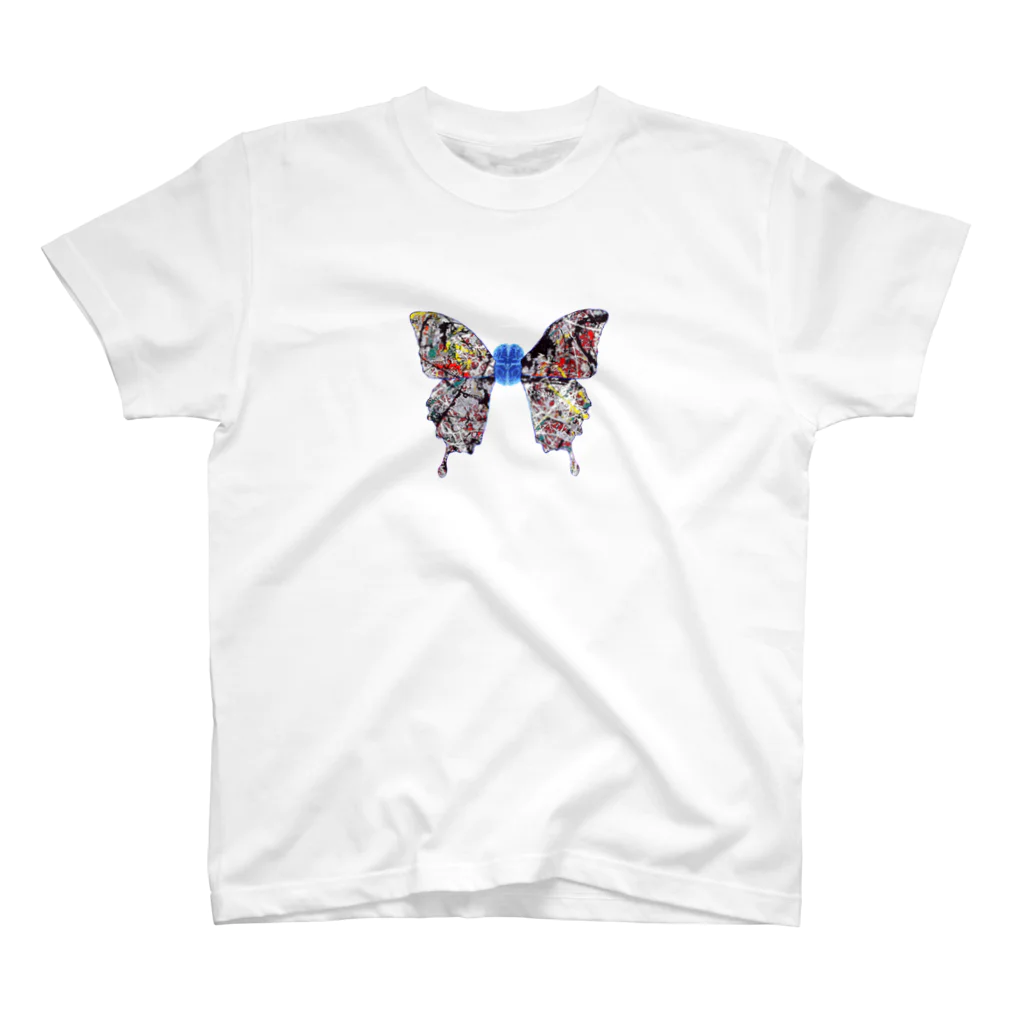 R.MUTT2024のButterflyWings~Pollock スタンダードTシャツ