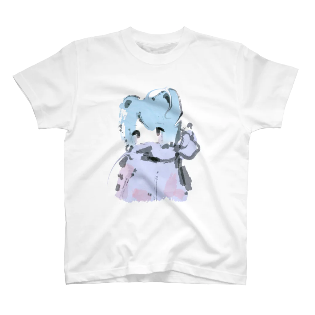 ゆーきんの絵ぐっずのやわらかな氷柱 スタンダードTシャツ