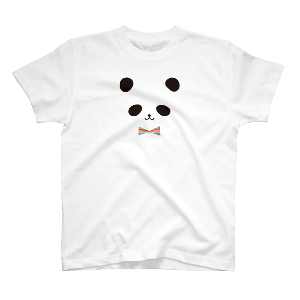 ヒフミヨイのカラフル蝶ネクタイ パンダ Regular Fit T-Shirt