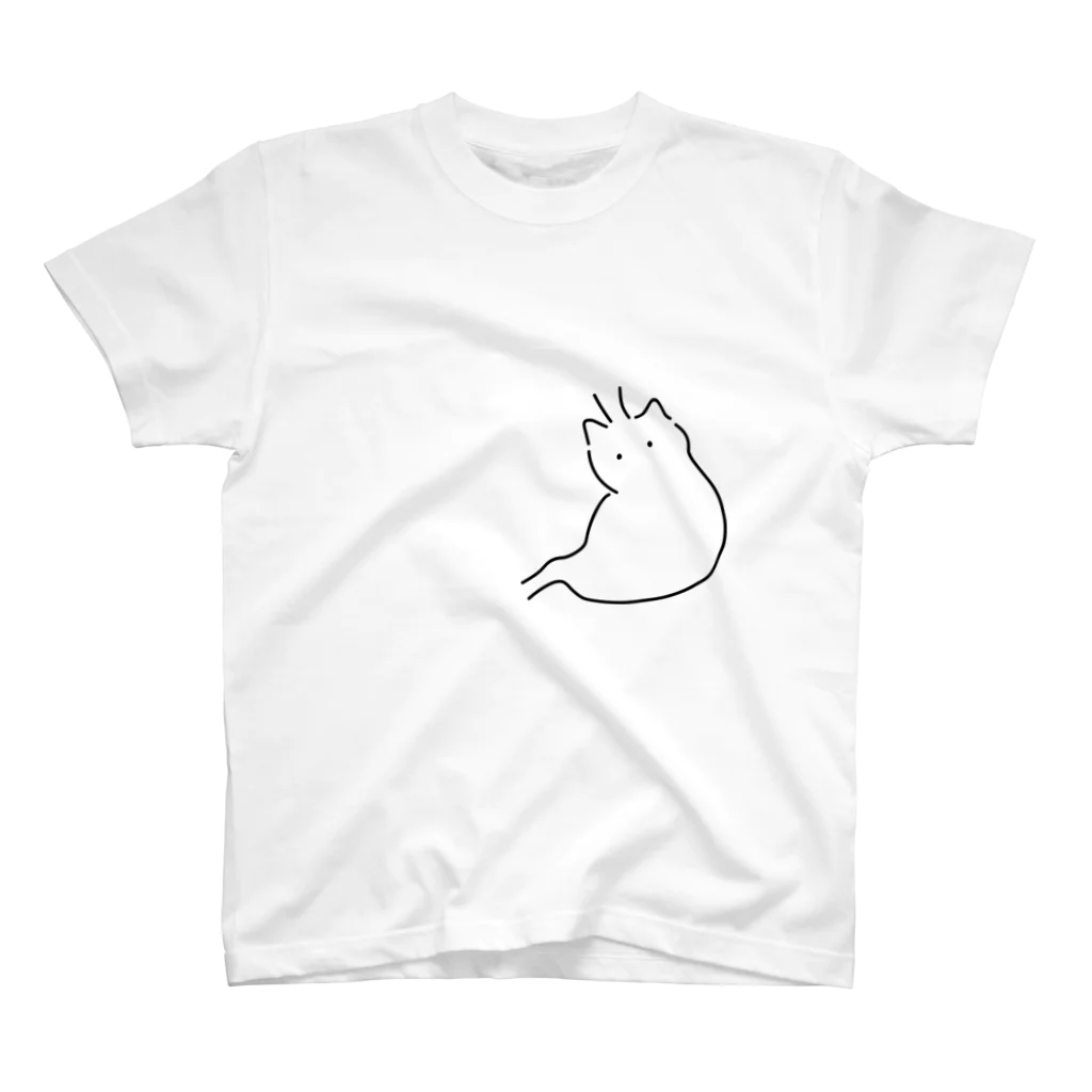 ねこやにわとりやの胃がニャンコ スタンダードTシャツ