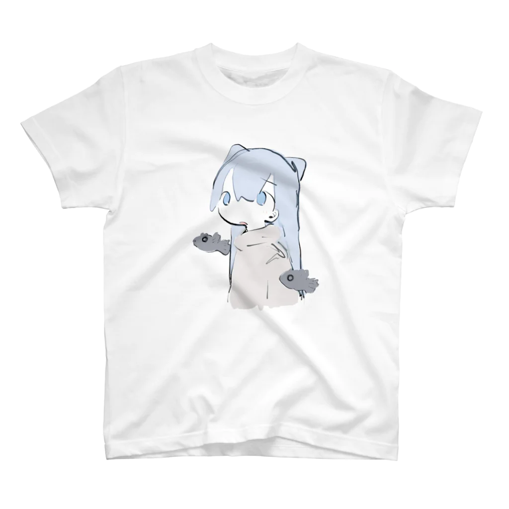 ゆーきんの絵ぐっずの出目金 スタンダードTシャツ