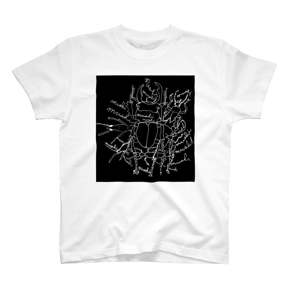 オガサワラミチのmushi•kuro スタンダードTシャツ