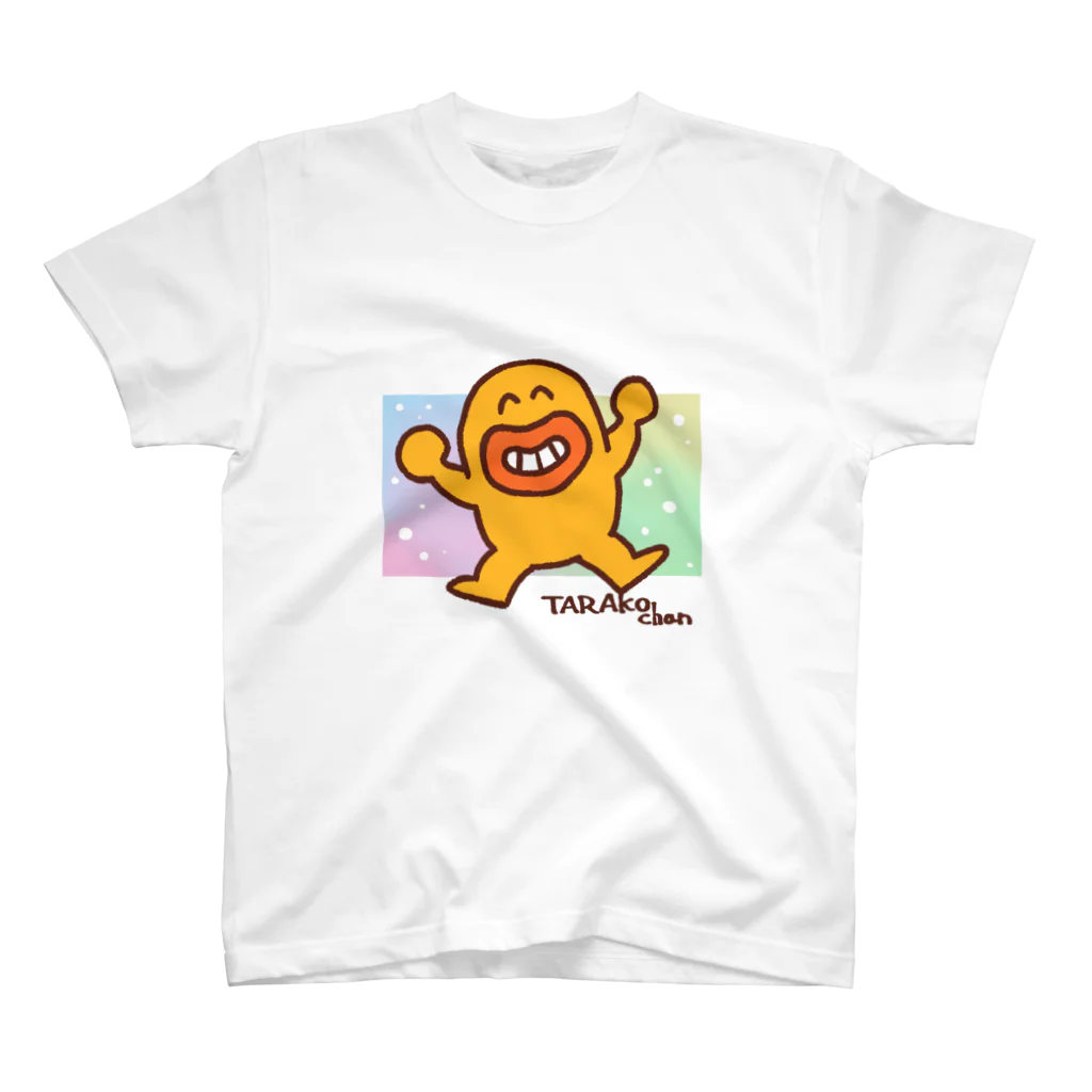 たらこくちびる屋の優しさあふれるたらこちゃん スタンダードTシャツ