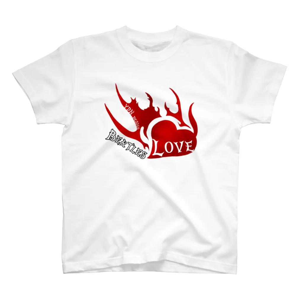 りょたくん@YDN【#専属IR】のBeatlesLove-Redmetal Regular Fit T-Shirt