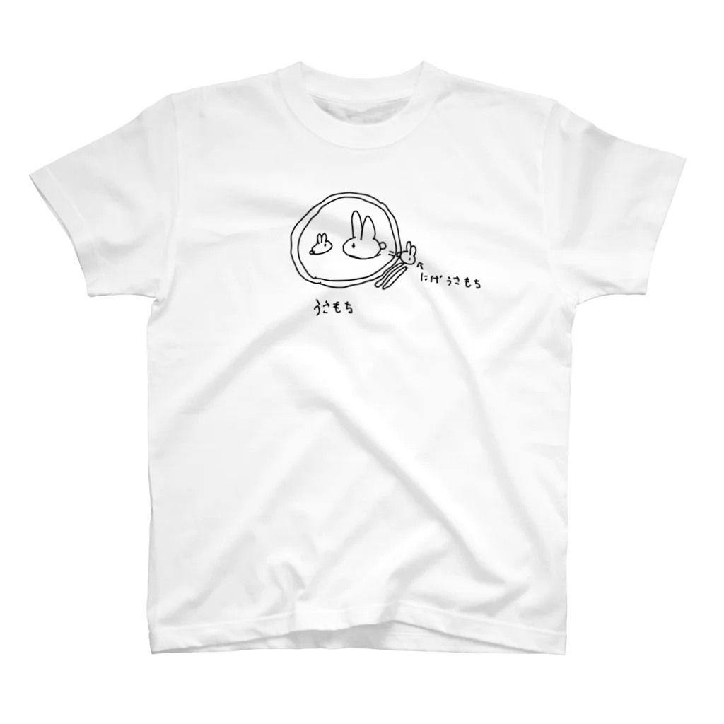 どうぶつの山のうさもち スタンダードTシャツ