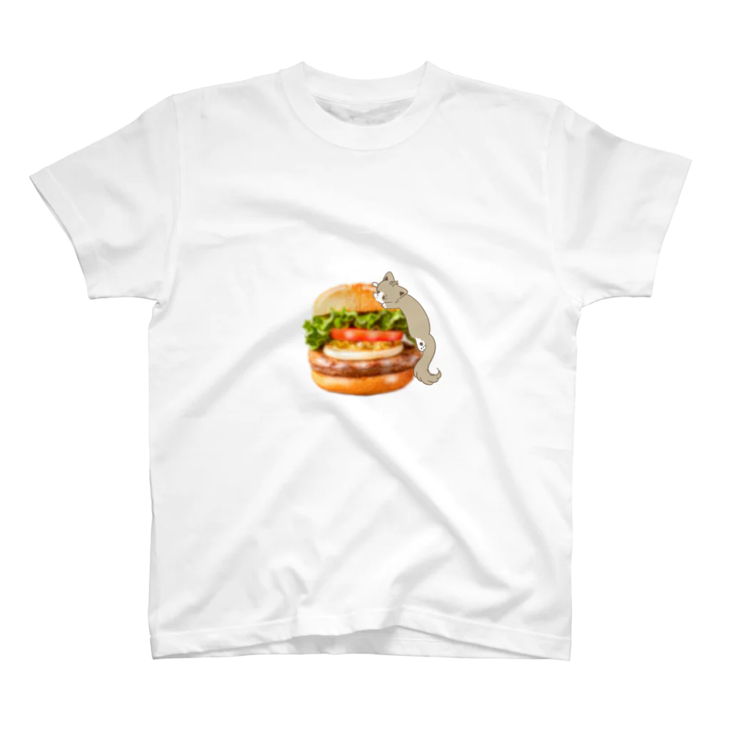 Noruneko-YaのハンバーガーTシャツ🍔 スタンダードTシャツ