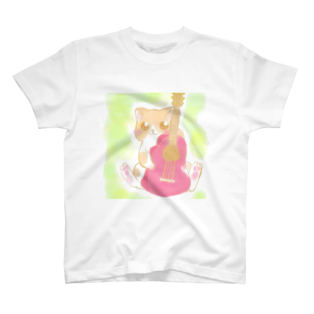 もみかのギターにゃんこ Regular Fit T-Shirt