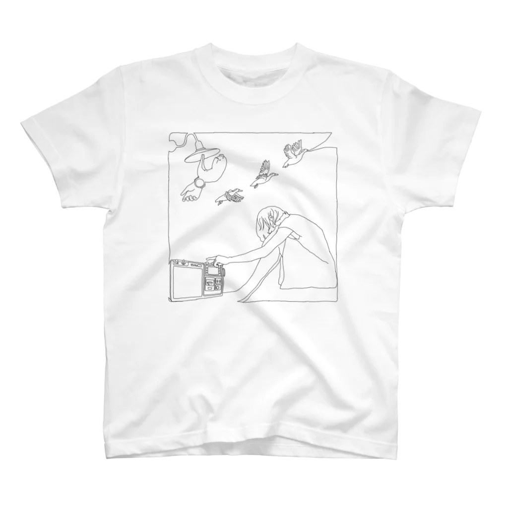 はるのおさかなの『はつか』ジャケットTシャツ スタンダードTシャツ