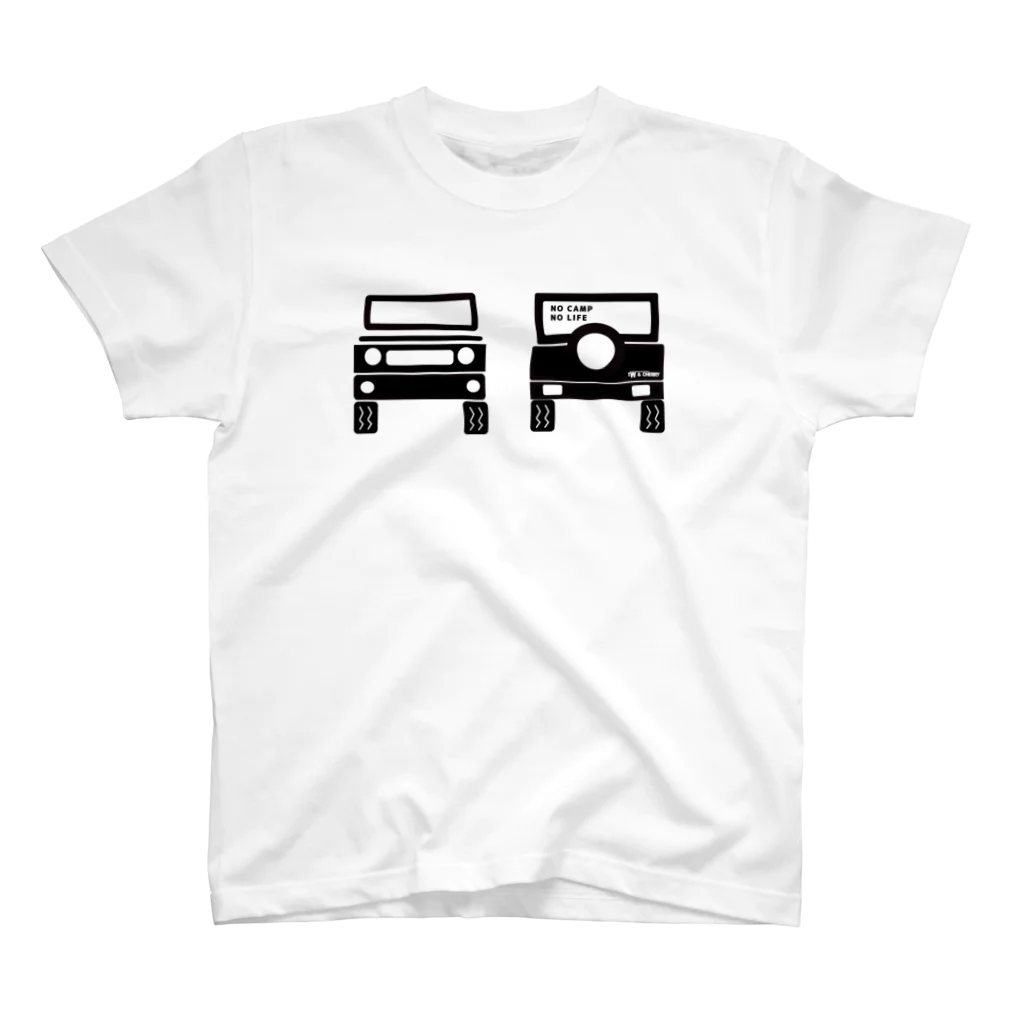 tw_and_cherryの4x4 4駆モチーフ スタンダードTシャツ