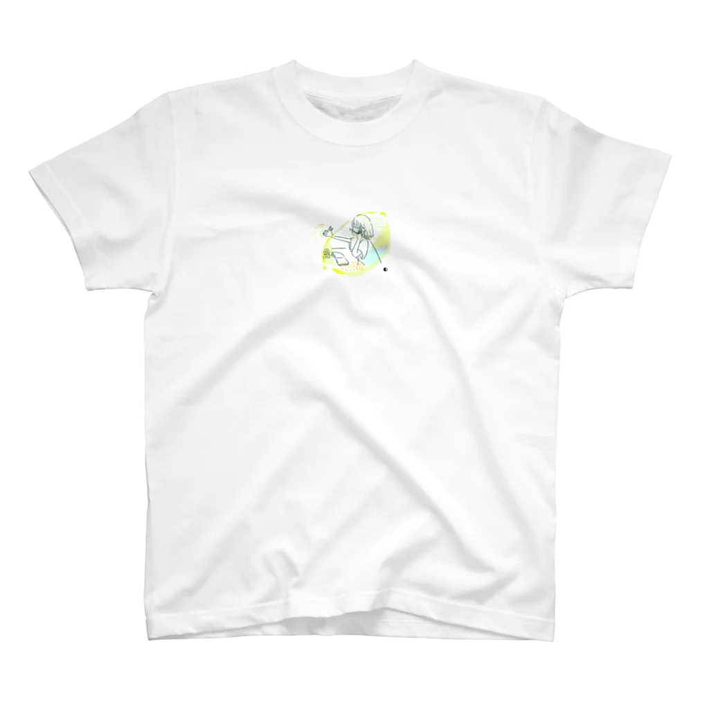 ◐ つ き みのレモンエアーデコピン スタンダードTシャツ