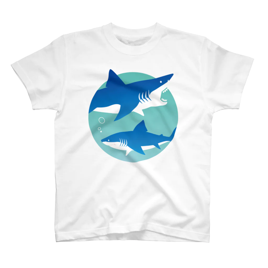 itaのLOVE SHARK Circle スタンダードTシャツ