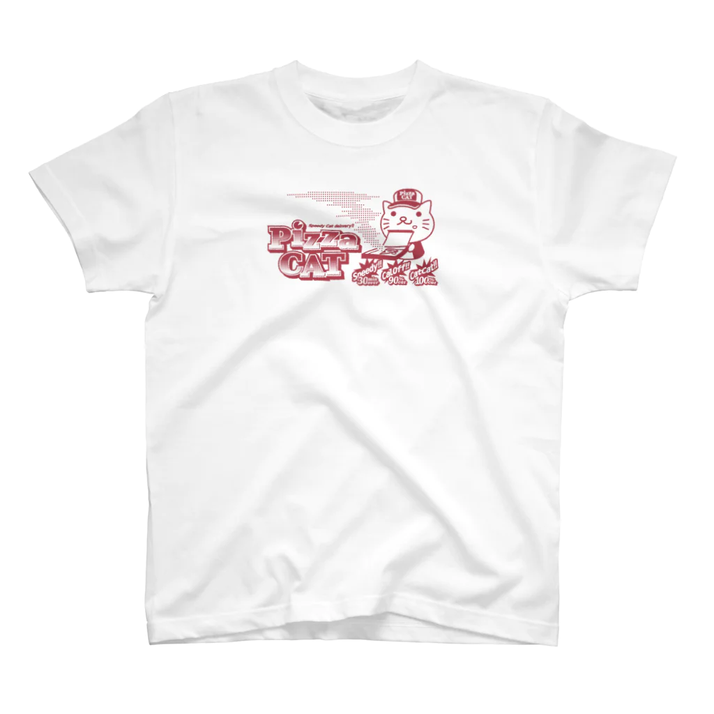 kopehiroのPIZZA CAT（あか） Regular Fit T-Shirt