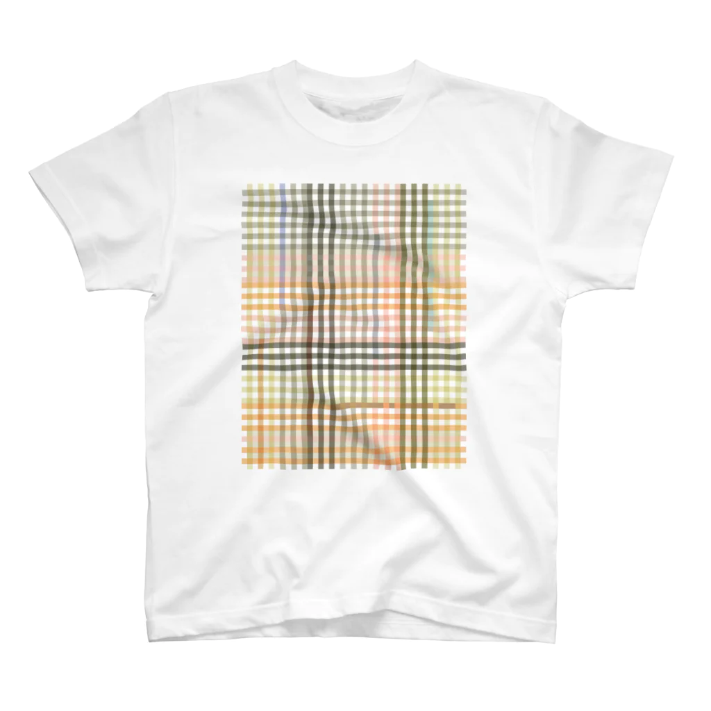 LOOOKBOOOK_by_LOKIのTartan Check MSG Regular Fit T-Shirt