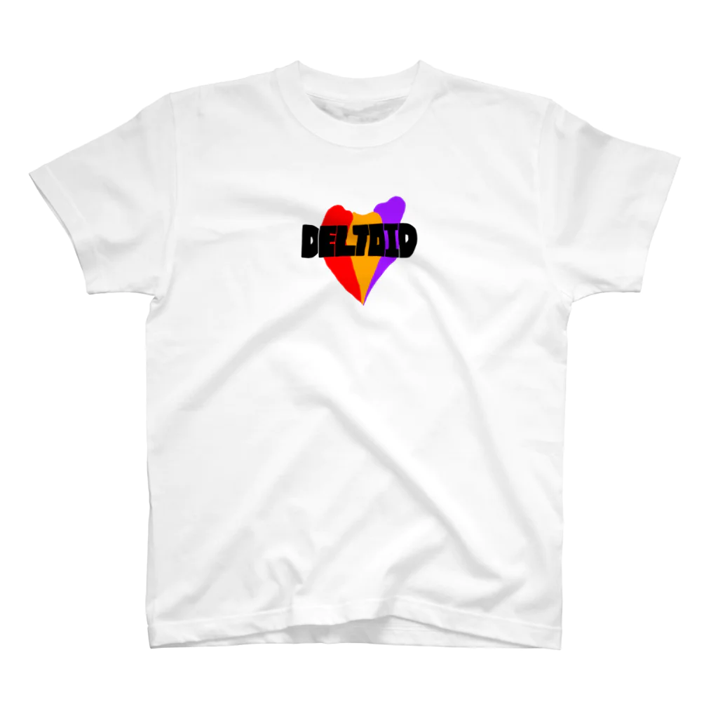 ジロビッシュの三角筋　黒文字 Regular Fit T-Shirt